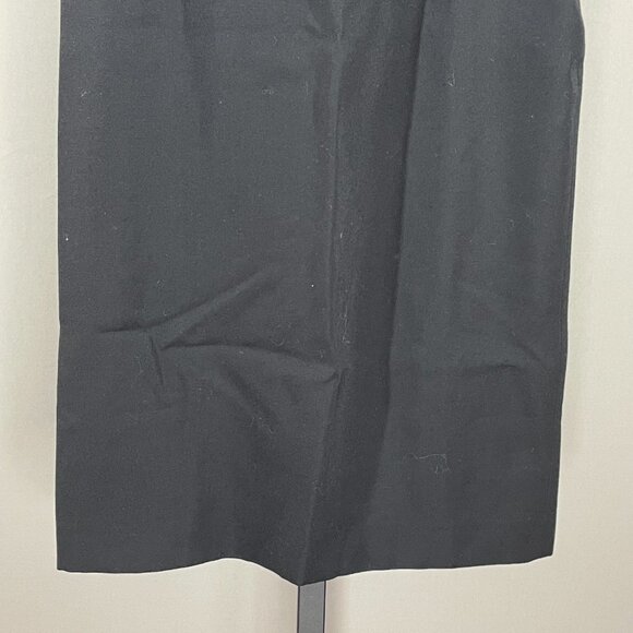 NEW Moschino Skirt Womens 8 black pencil straight designer classic - Picture 3 of 12